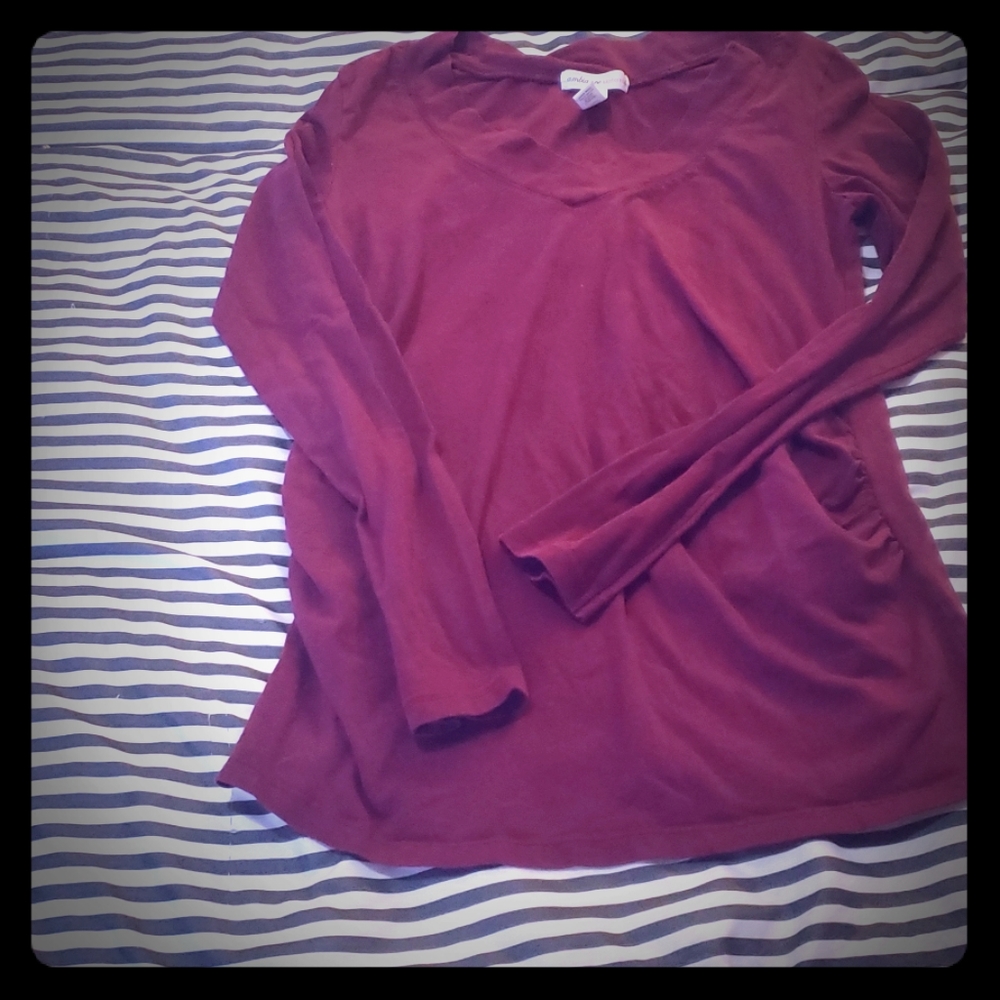 Long Sleeve Maternity Tshirt